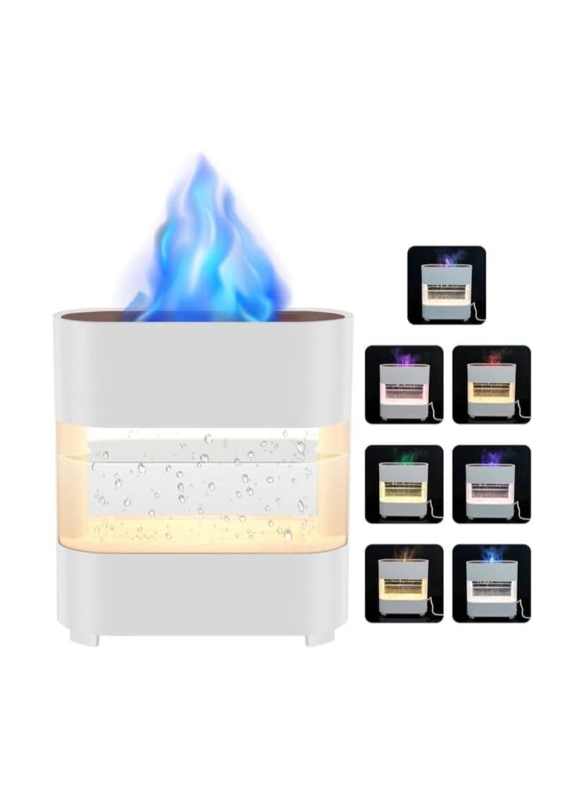 Rain Fire Aroma Diffuser Essential Oil Diffuser with Adjustable Mist Modes LED Ambiance Lighting