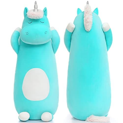 MorisMos Plush Unicorn Body Pillow 362 Giant Unicorn Stuffed Animal Soft Unicorn Pillow Long Hugging Plush Toy for Kid Girl Boy Adult