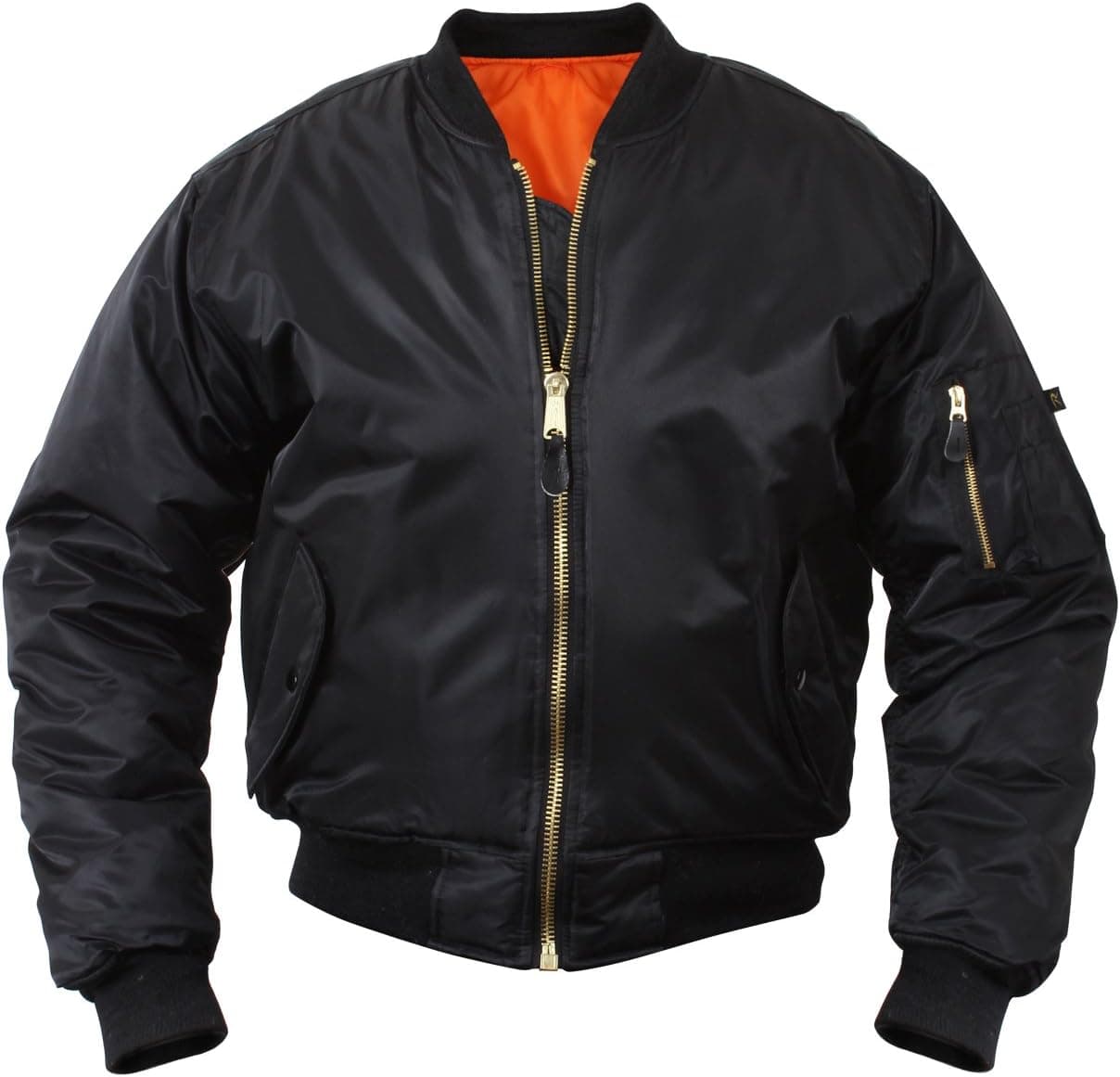 Rothco Kids MA-1 Flight Jacket - Black