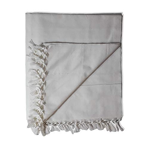 Riyashree Organic Cotton Silky Soft Bhagalpuri Dull chadar Blanket for All Season Queen Size (53 * 96 in) RiBCoDull 13