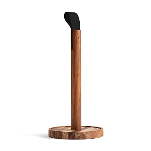 Ironwood Gourmet Farmhouse Paper Towel Holder Stand Acacia Wood Brown