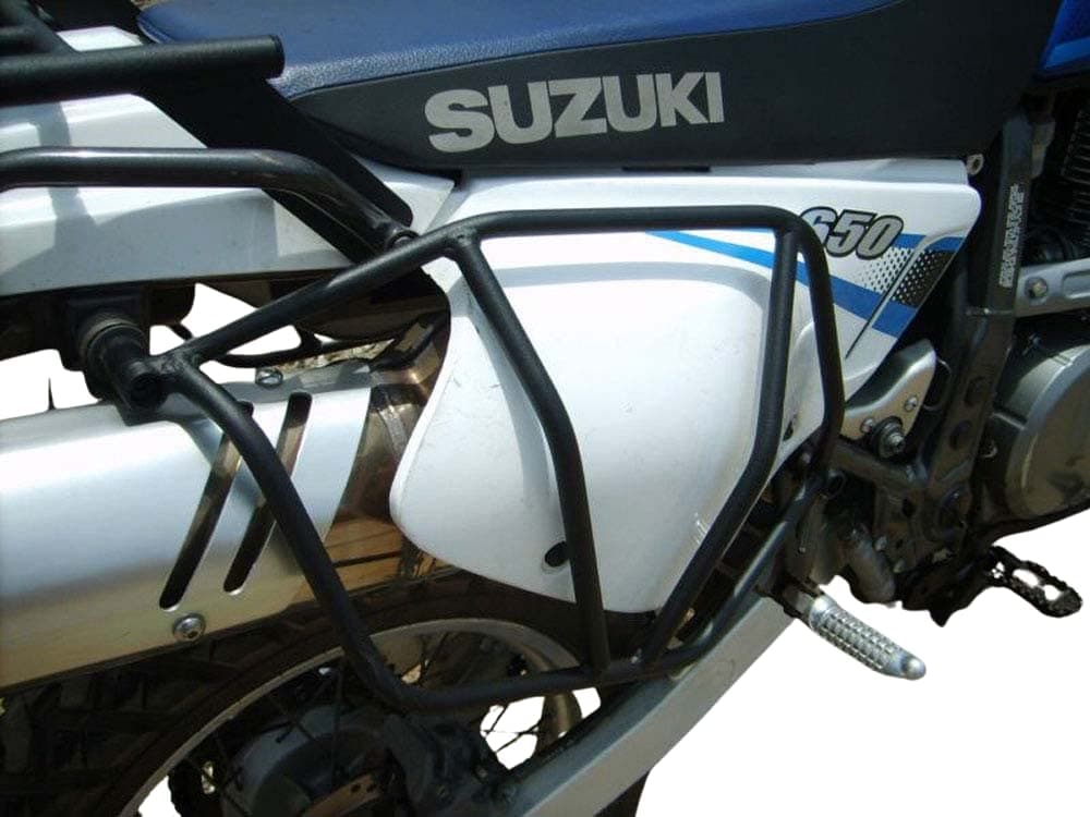 PMRACKS DR650 Side Luggage Racks 1996Present Suzuki DR 650 Rack 1996 1997 1998 1999 2000 2001 2002 2003 2004 2005 2006 2007 2008 2020 2021 2022 2023 Pannier Cargo