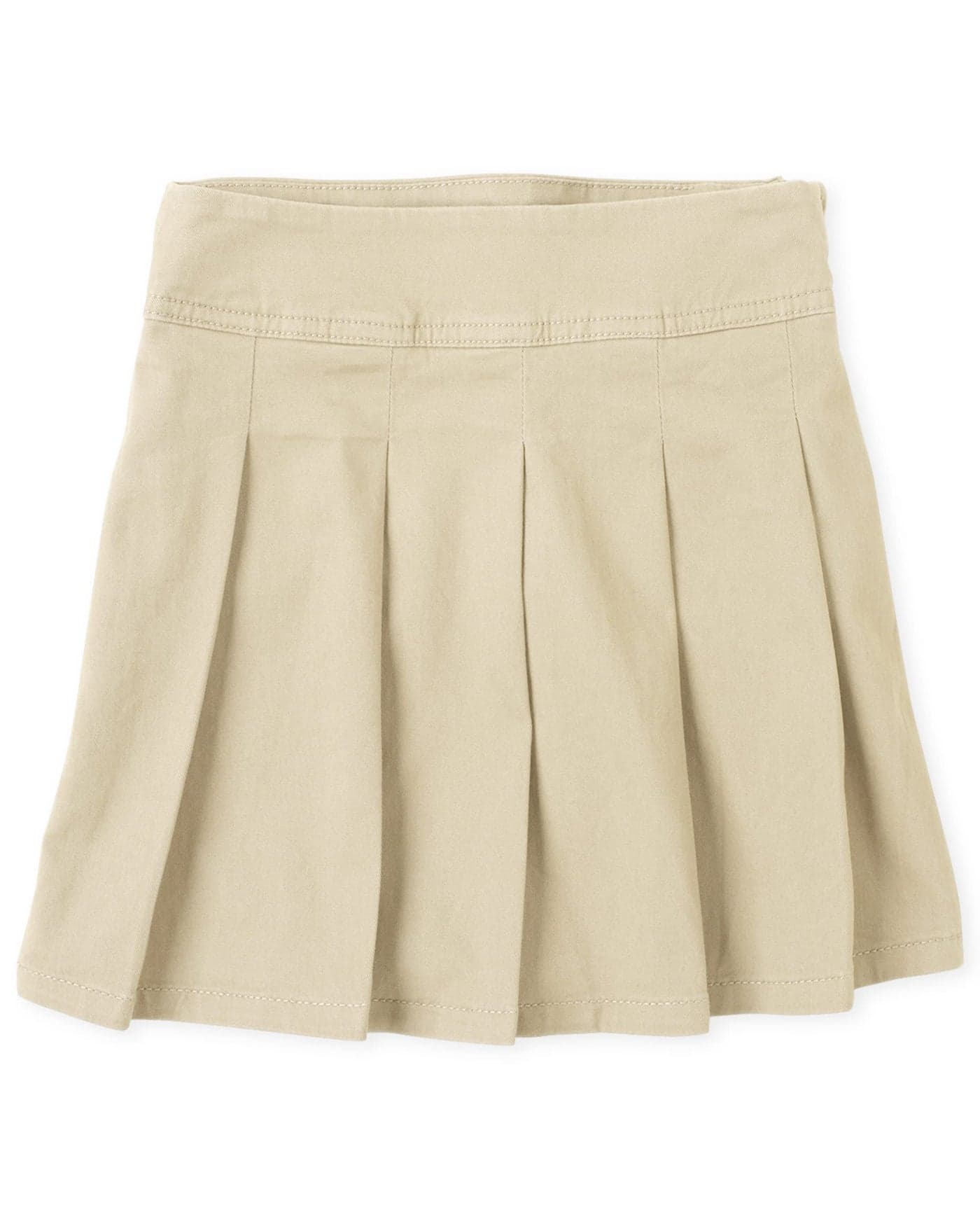 The Children's Place Girls' Uniform Pleated Skort Sandy 4 plus