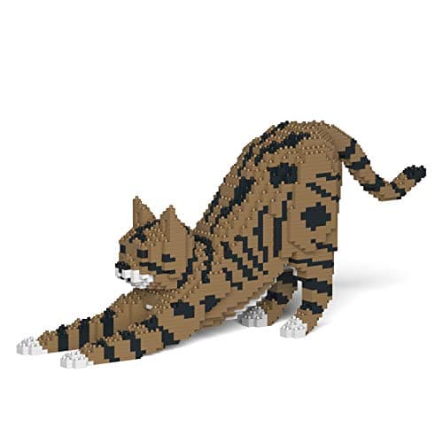 JEKCA Cat 05SM04 Tabby Cat Plastic Building Blocks Age 14
