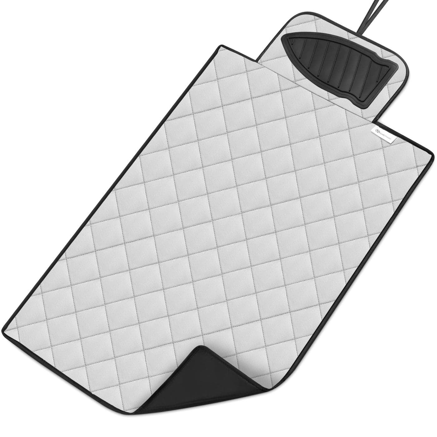 Handy Laundry Magnetic Ironing Mat, Change Any Flat Surface into an Ironing Board, Silicone Slip Resistant Iron Rest to Safely Place Your Hot Iron, Easy to Take Along When Traveling, (19 x 28 Inches)