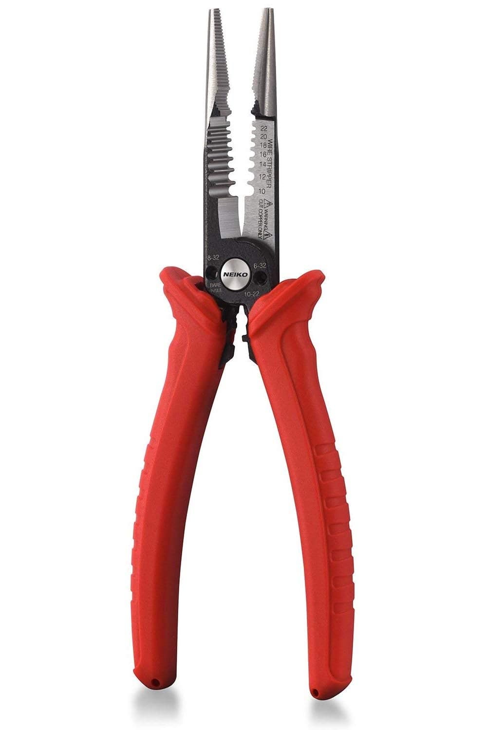 NEIKO 02038A 6in1 Wire Service Tool 812 Length Gripper Crimper Stripper Cutter Extractor Electrician Pliers