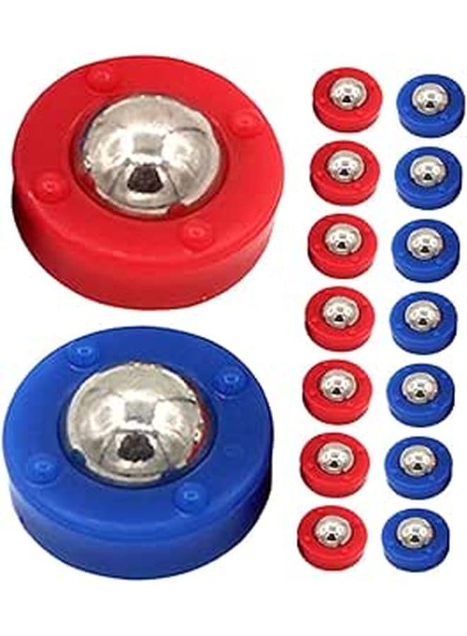28-Piece Mini Shuffleboard Pucks Set | Outdoor Lawn Games | Rolling Tabletop Billiards | Backyard Party Supplies | High-Quality Material for Durability