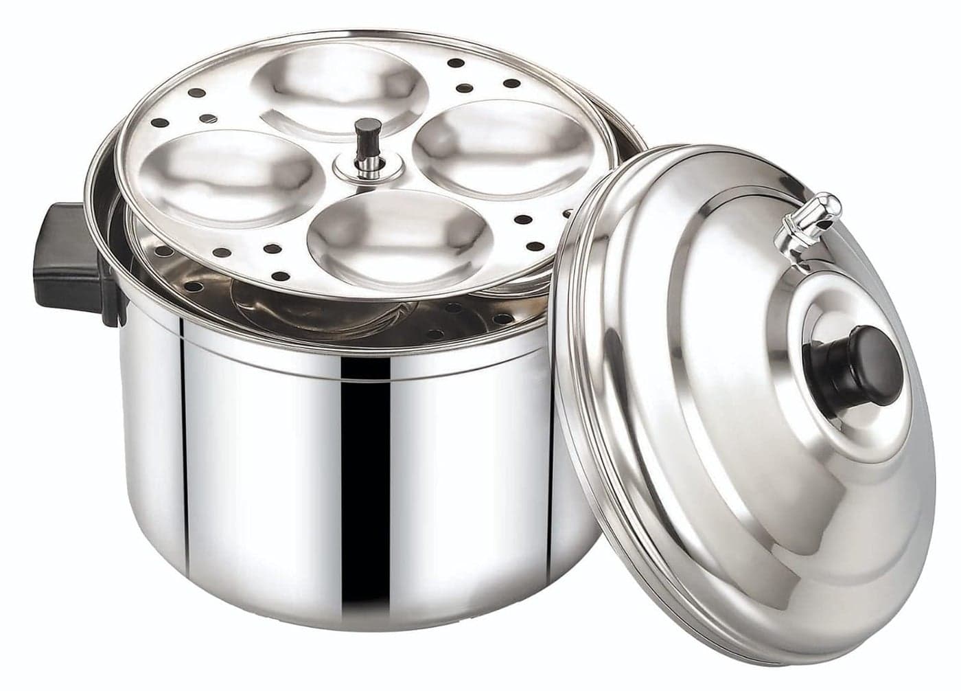 Diamond Jointless Idly Vessel Cum Cooker (4Plate)