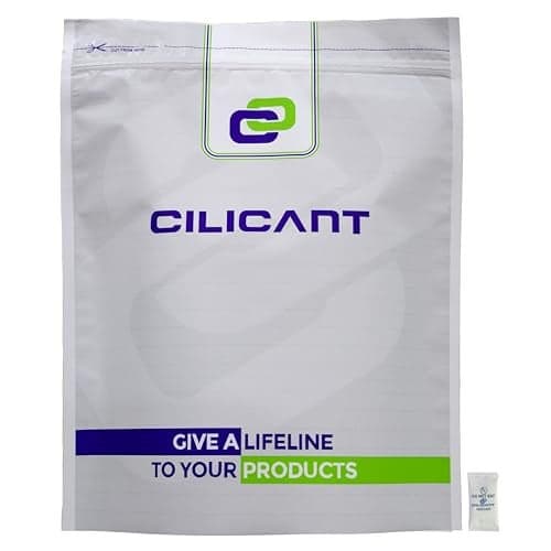 CILICAnT 2 Gram (500 Pcs) Premium Silica Gel White Packets Desiccant Dehumidifiers, Non-Indicating Silica Gel Packs for Moisture Absorption (2 Gram X 500 Pcs = 1 Kg)