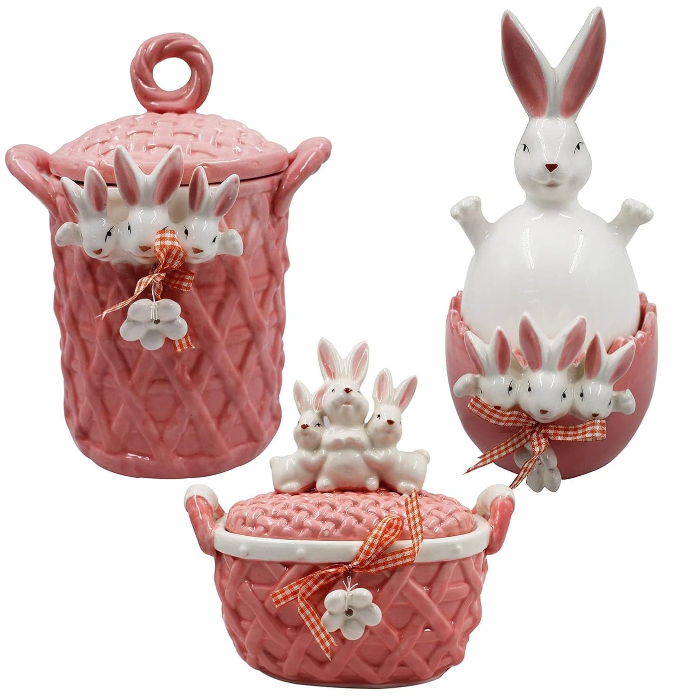 Jades Easter adorable Bunny Crockery Set of 3