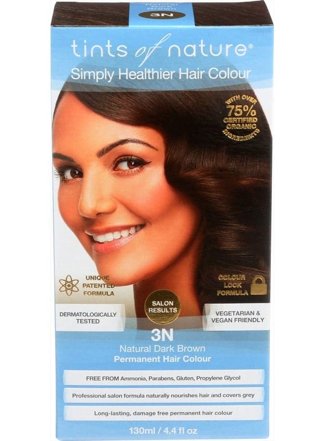 Permanent Color-3N Natural Dark Brown Tints of Nature 4.4 oz Liquid