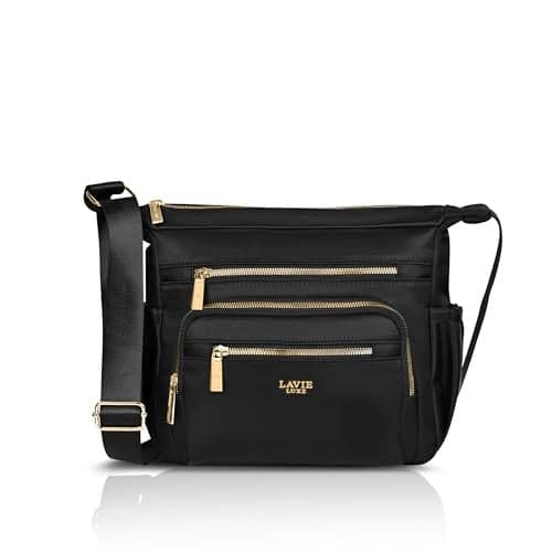 Lavie Luxe Women's Solid Zylo 7-Compartment Sling Bag | Ladies Purse Handbag | Gift for Women
