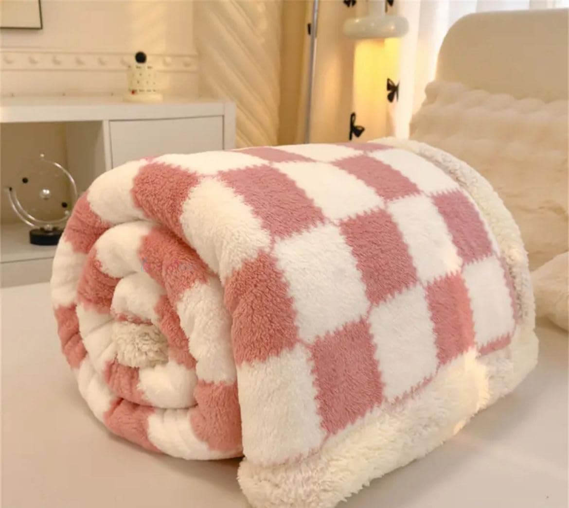 Butterthief Cozy Super Soft Warm Double Layered Kids Sherpa Blanket All Season Baby Blanket for Winter Toddlers Boys & Girls 1-6 Years (Size -100 x 150cm) (Lavender)