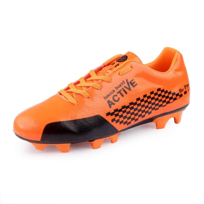 Bacca Bucci Orange Onslaught ZX380: High-Performance Outdoor Soccer Cleats with Superior Traction, Durable Synthetic Upper, and Agile Stud Configuration for Precision Play