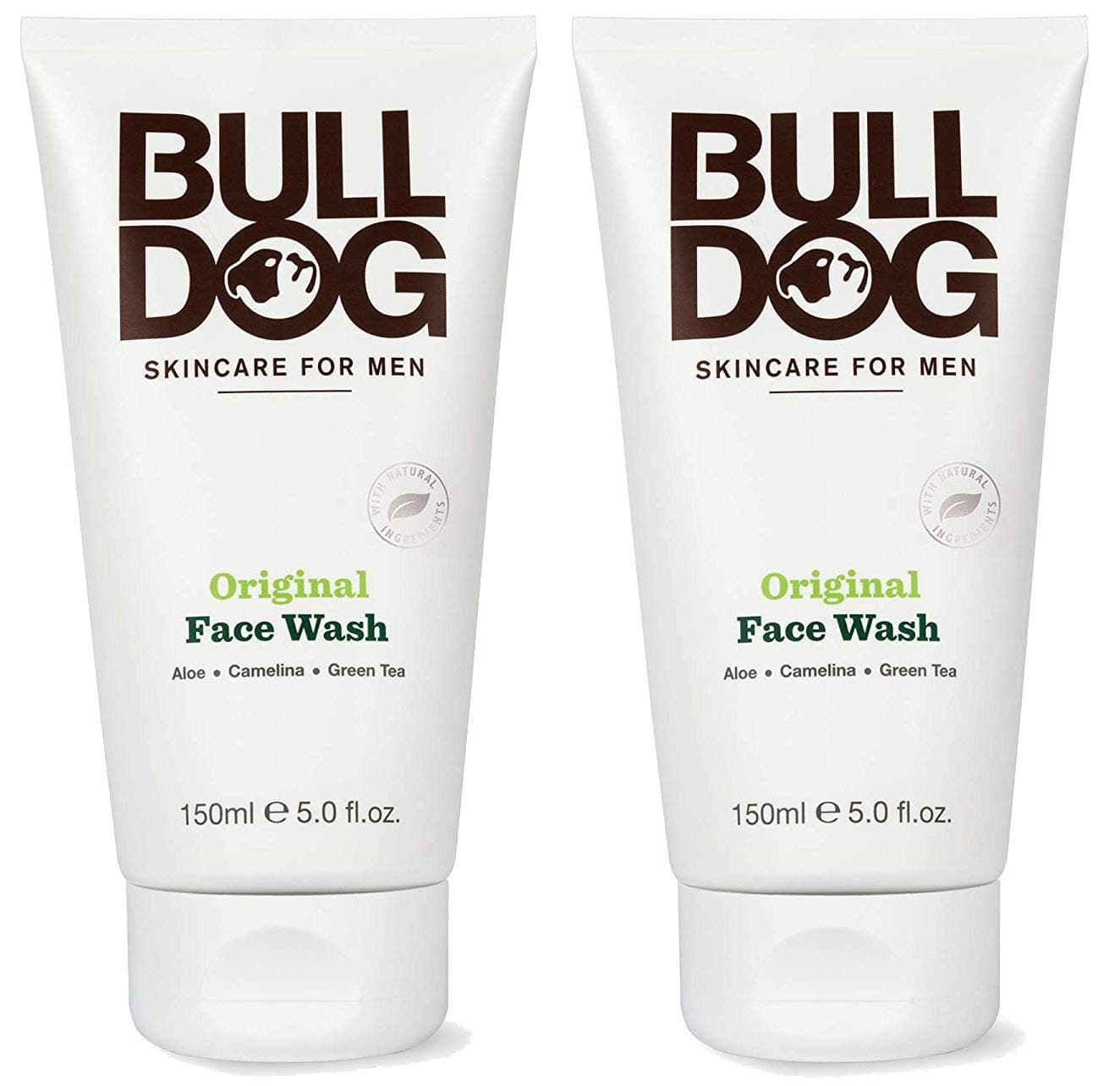 Bulldog Skincare and Grooming For Men Original Face Wash Pack of 2 5 Ounce