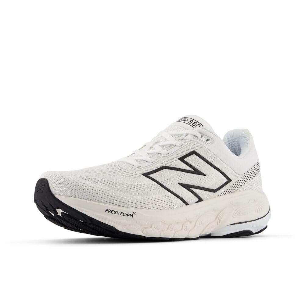 New Balance Mens Fresh Foam X 860 V14 Running Shoe WhiteBlackSea Salt 125 W