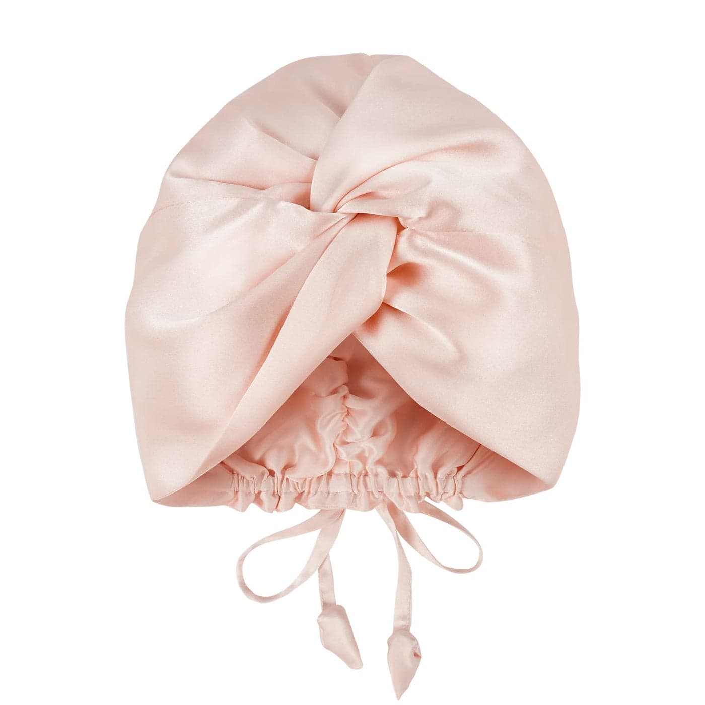 OLESILK Silk Bonnet for Sleeping Women 100 Mulberry 22 Momme Silk Adjustable Fit for Night Hair Care No Frizz for Curls Pink