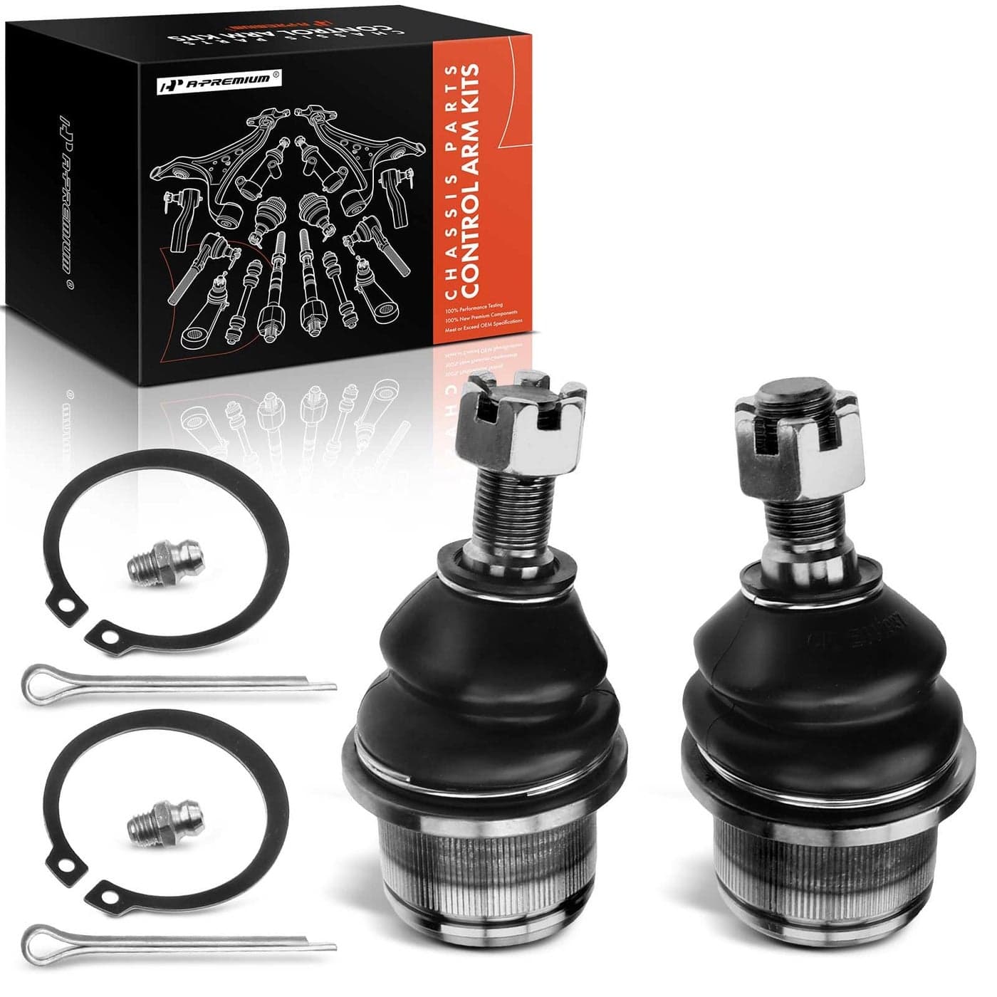 APremium 2 x Front Lower Ball Joint Compatible with Chevrolet GMC Buick Saab Isuzu Oldsmobile 20022009 Trailblazer EXT SSR Envoy XL XUV Rainier 97x Ascender Bravada
