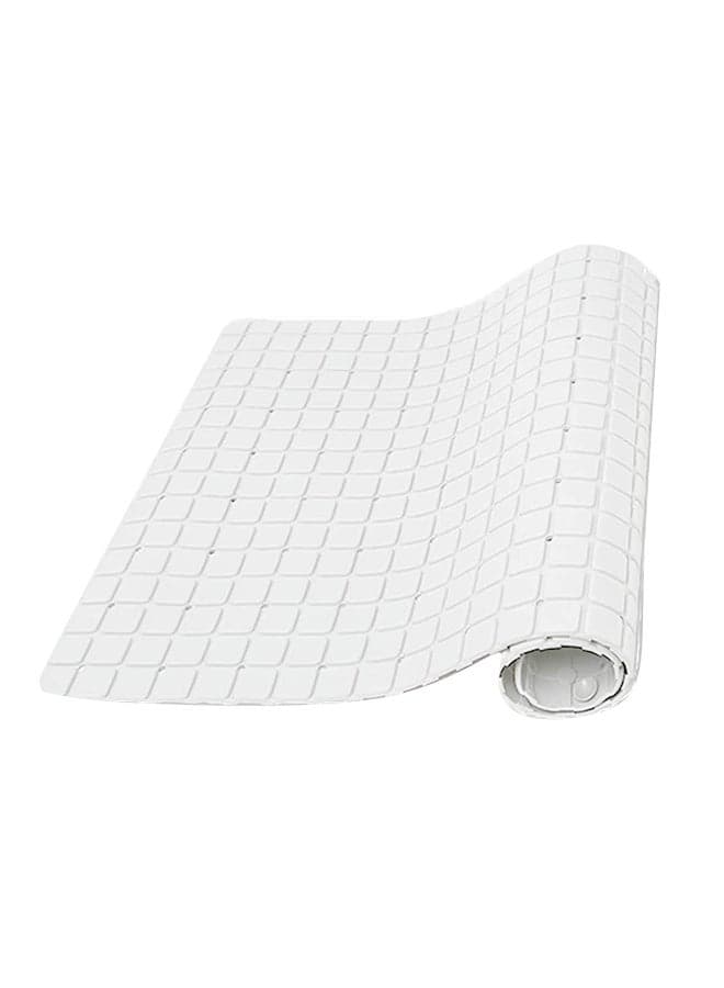 Non-Slip Bath Mat White 35 x 78cm