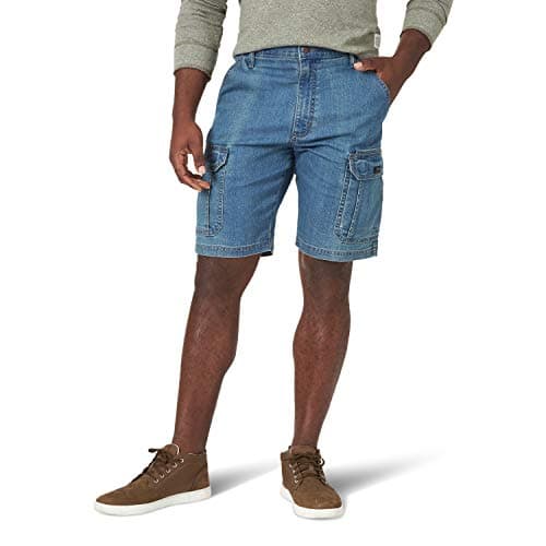 Classic Cargo Stretch Short, Medium Tint Denim, 38
