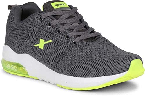 Sparx Mens Sx0632g Running Shoe Gry FL.Greenn - 7 UK (SX0632G)