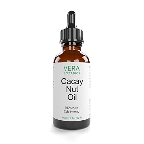 Vera Botanics CACAY NUT OIL 100 Pure Natural Unrefined ColdPressed For Face Dry Skin Nails Lips Body Hair Reduce Hair Breakage Appearance of Scars from Psoriasis Eczema Acne