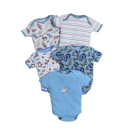 EIO Newborn Baby Cotton Romper Sleepsuit | Half Sleeve Jumpsuit Bodysuit for Boys & Girls | Soft Breathable Baby Clothes Combo Pack