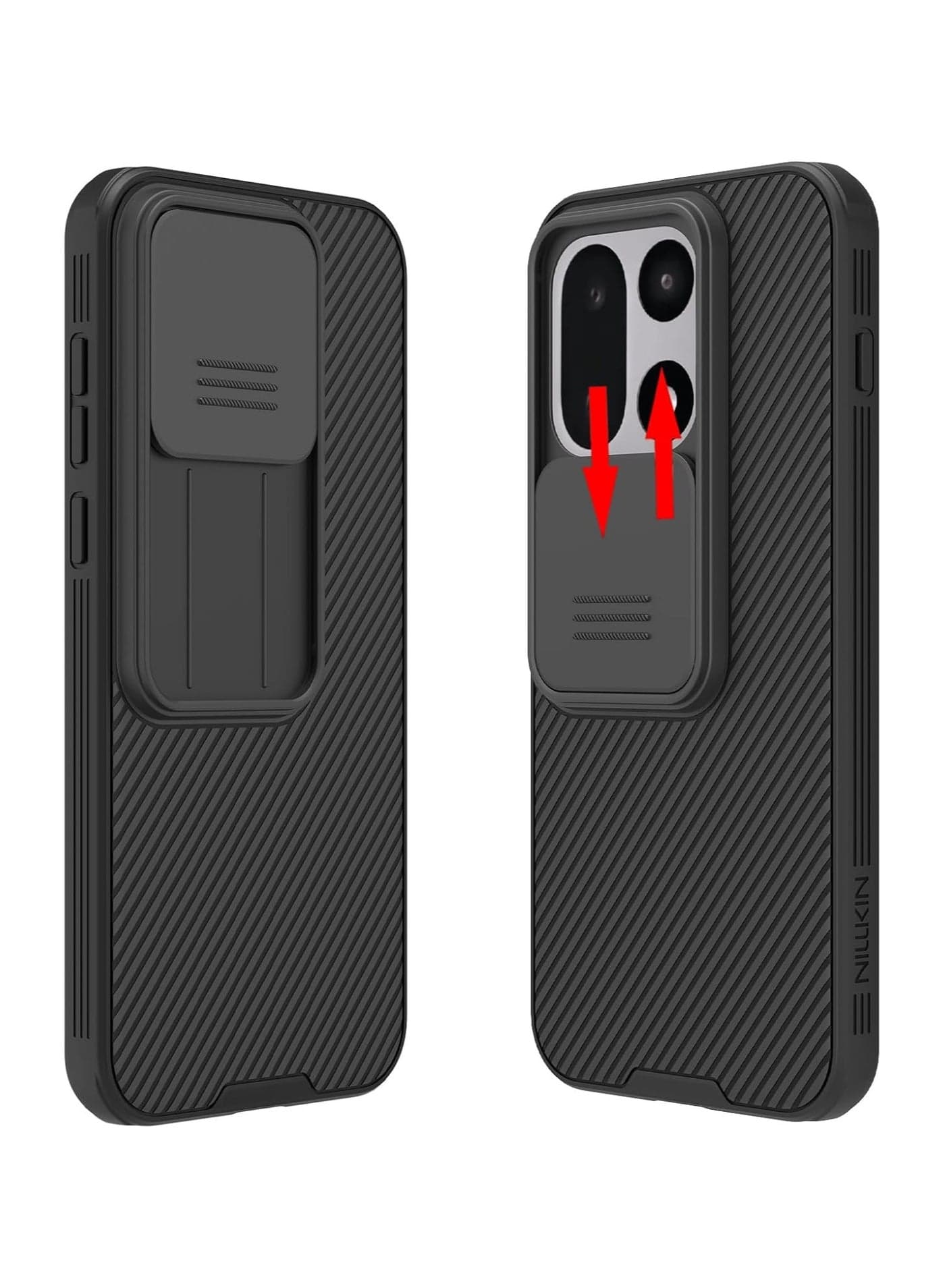 Magnetic Protective Case Compatible with OnePlus 15 5G Slide-on design Camera lens privacy protection Soft TPU bumper Hard PC corner impact-resistant back cover