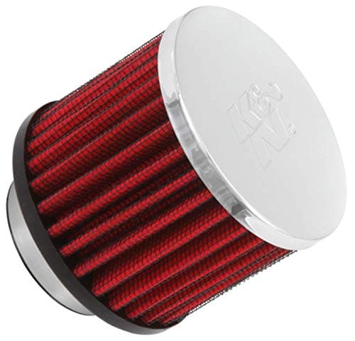 K&N Vent Air Filter/Breather: High Performance, Premium, Washable, Replacement Engine Filter: Flange Diameter: 1.5 in, Filter Height: 2.5 in, Flange Length: 0.4375 in, Shape: Breather, 62-1460