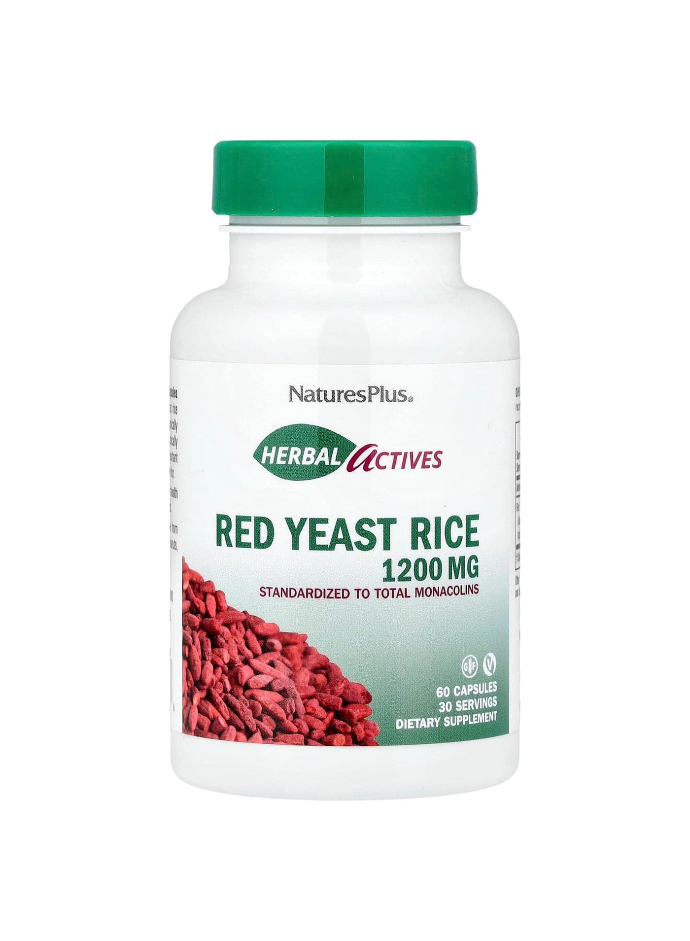 Herbal Actives, Red Yeast Rice, 60 Capsules (600 mg per Capsule)
