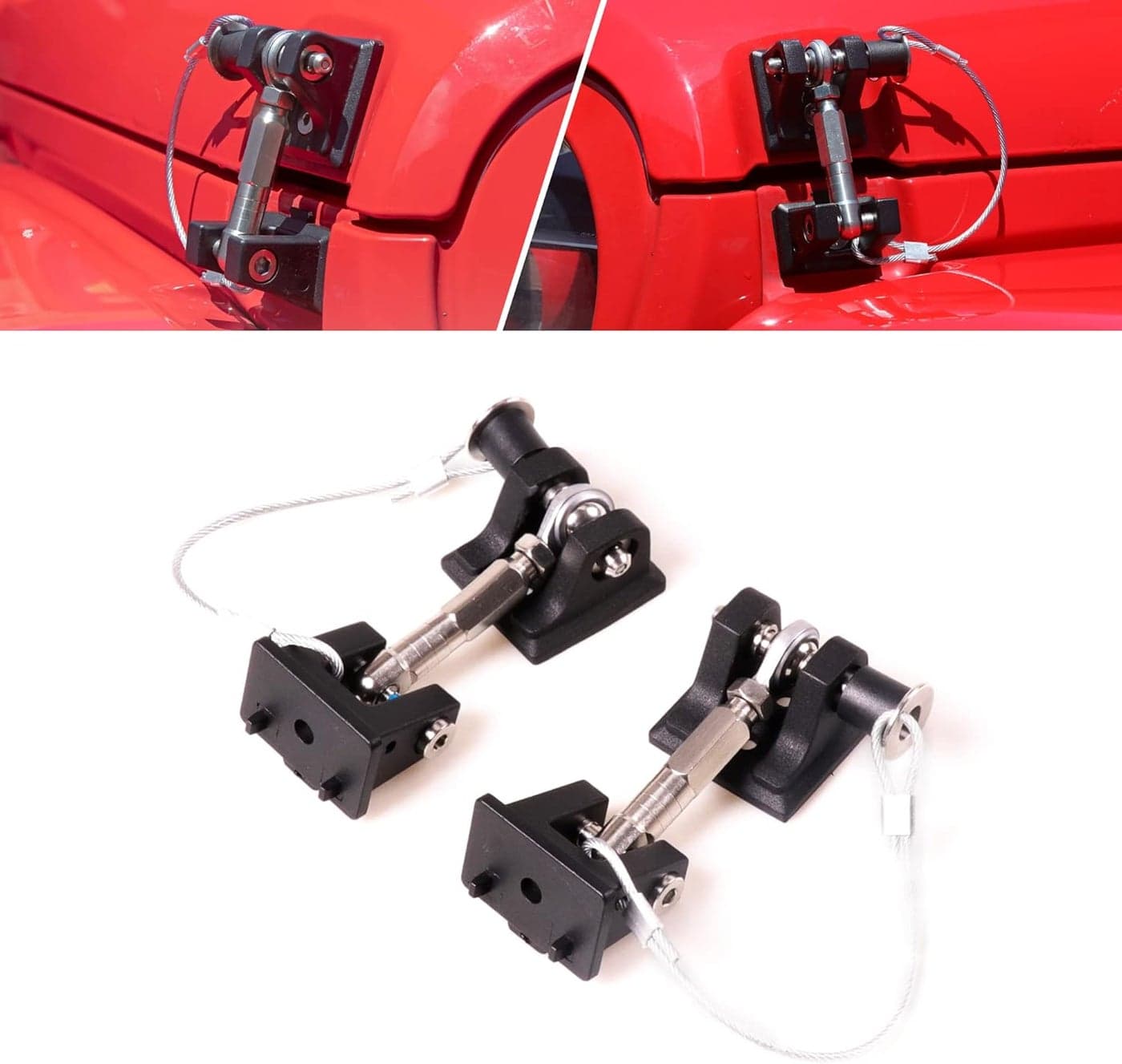 RERPRO JL Hood Latches Lock for Jeep Wrangler JL 4XE Gladiator JT