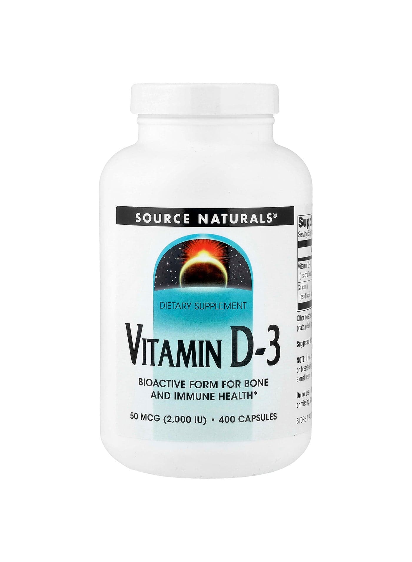 Vitamin D-3, 400 Capsules