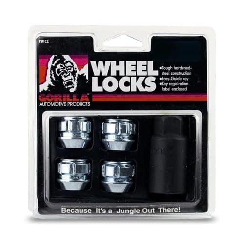 Gorilla Automotive 78681N Acorn Open End Wheel Locks (1/2" Thread Size)