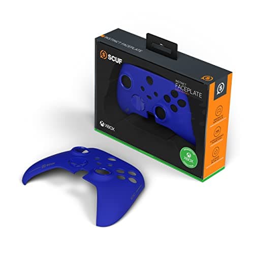 SCUF Instinct Controller Removeable Faceplate Kit Anti Friction Rings Xbox Series X S Xbox One Blue
