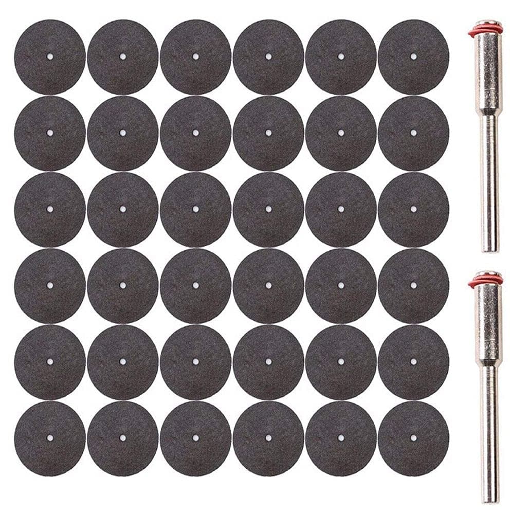 DIY Crafts CTDIYHI22855 Resin Cutting Disc Kit for Dremel Rotary Hobby Tool Accessories Plus 2 Pcs Mandrel 10203040506070100 Mutil