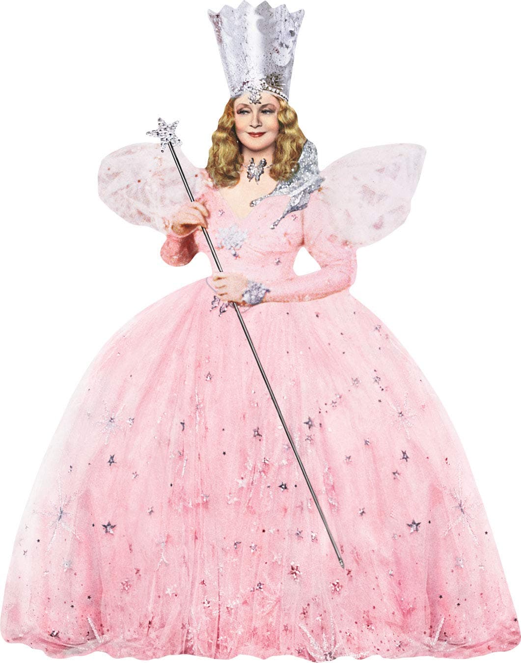 Paper House Productions 3.5" x 2.75" Wizard of Oz Die-Cut Glinda the Good Witch Shaped Magnet for Refrigerators and Lockers