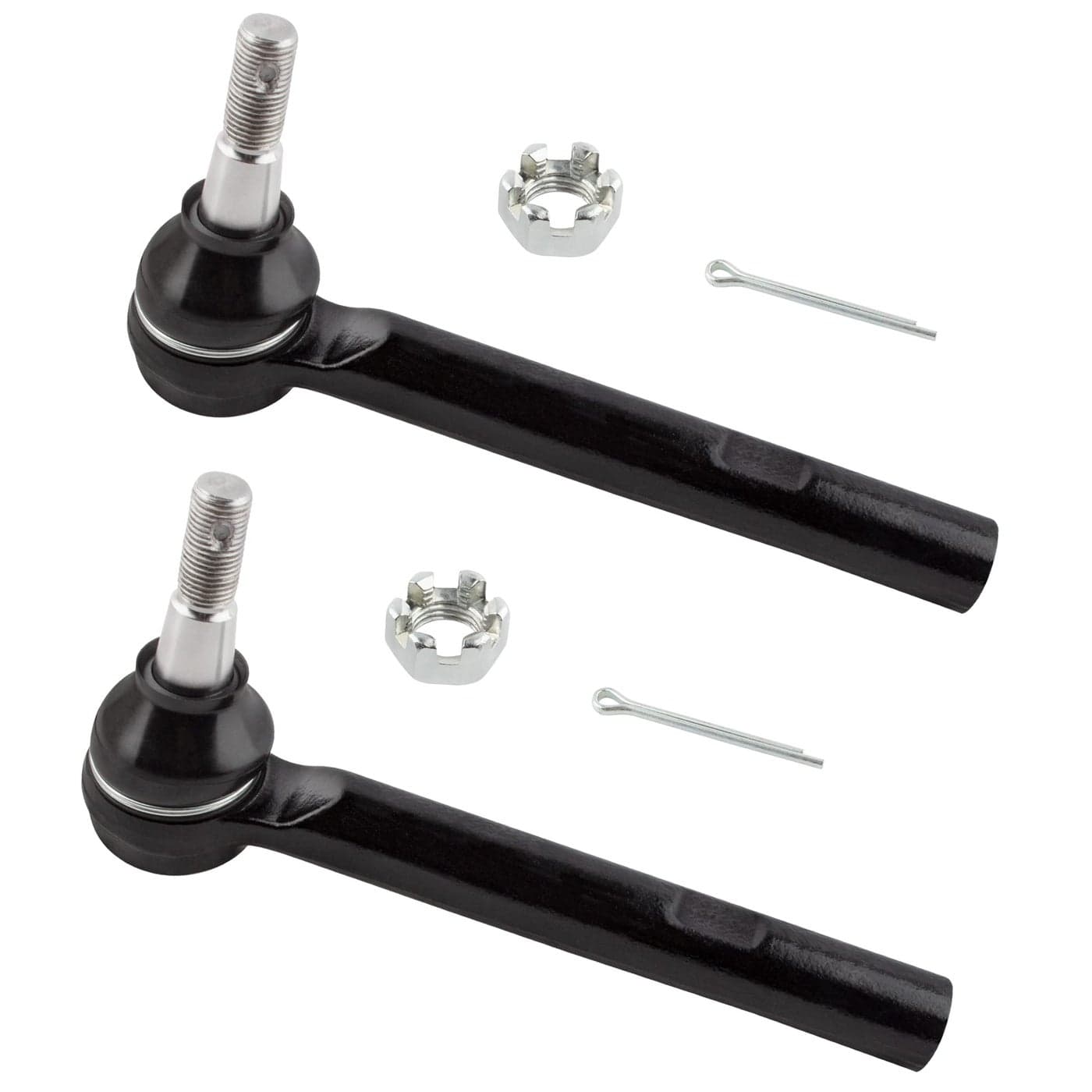 BOXI 2pcs Front Outer Tie Rod Ends Fit for Lexus Rx330 2004 2005 2006 for Lexus Rx350 2007 2008 2009 for Lexus Rx400H 2006 2007 2008 for Toyota Highlander 2004 2005 2006 2007 ES80944