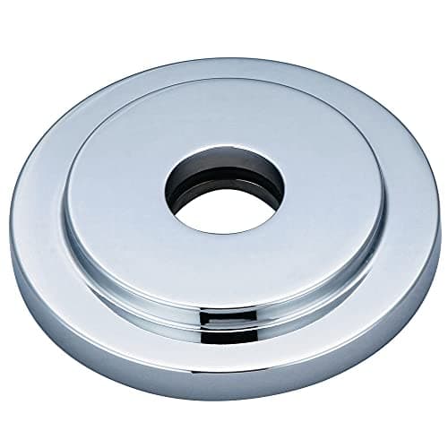 Kingston Brass FLEURO1 Nuvofusion Heavy Duty Round Solid Cast Brass Shower Flange, Polished Chrome