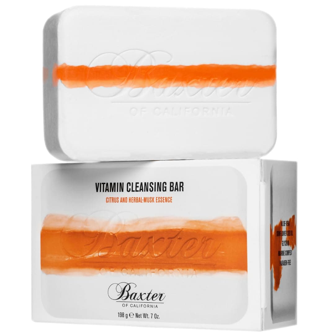 Baxter of California Vitamin Cleansing Bar for Men Citrus and Herbal Musk Essence All Skin Types 7 Oz Holiday Gift Guide