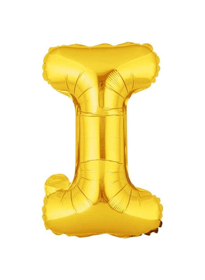 Giant Gold Letter I Balloon Foil Helium Big Single Mylar Balloon Birthday Party Decoration Supply Baby Shower Event