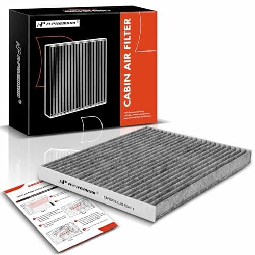 A-Premium Cabin Air Filter with Activated Carbon Compatible with Hyundai, Kia Models - Accent, Elantra, Elantra Coupe, Elantra GT, Forte Koup, Forte5