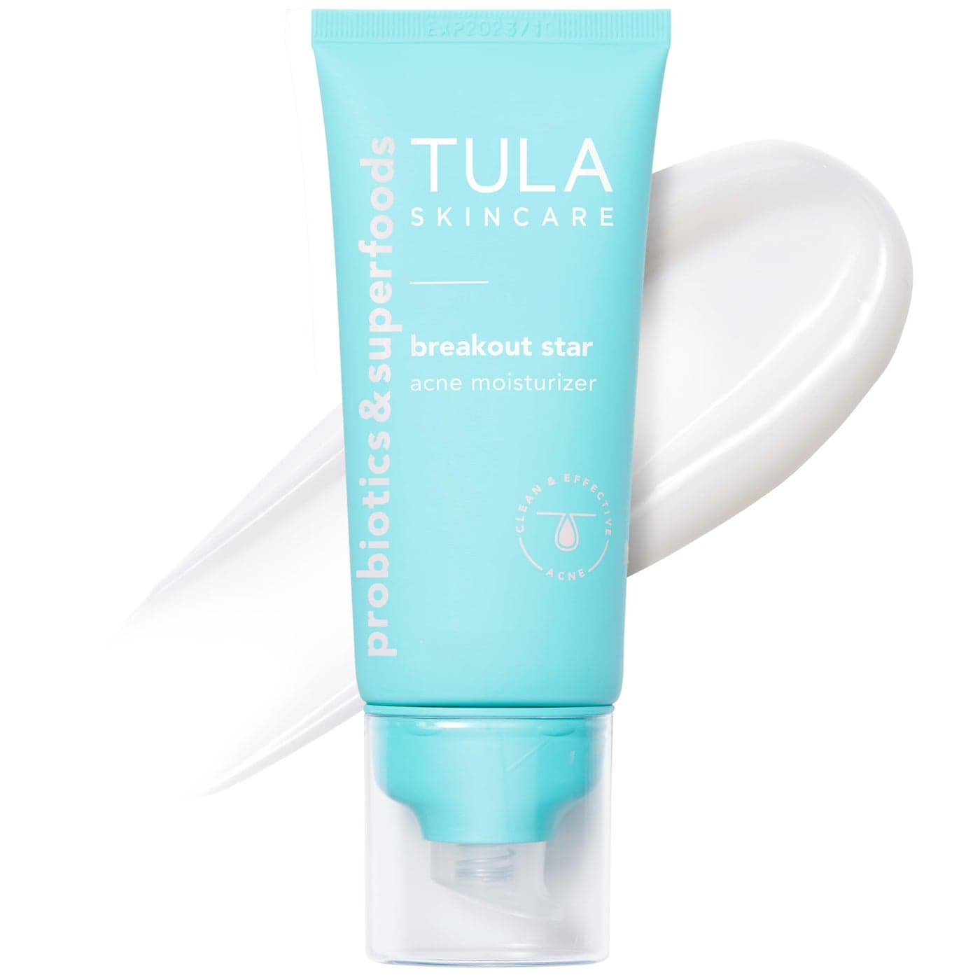 TULA Skin Care Breakout Star Acne Moisturizer Prevents Treats Mild Breakouts Brightens Marks Soothes Skin Contains Probiotics Salicylic Azelaic Acid Niacinamide Watermelon 17 fl oz