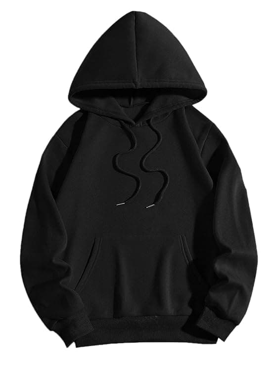 LookMark Men Sweatshirts || Sweatshirts for Men || Unisex Sweatshirts-AZ-LM-OG-MT29 Black-S