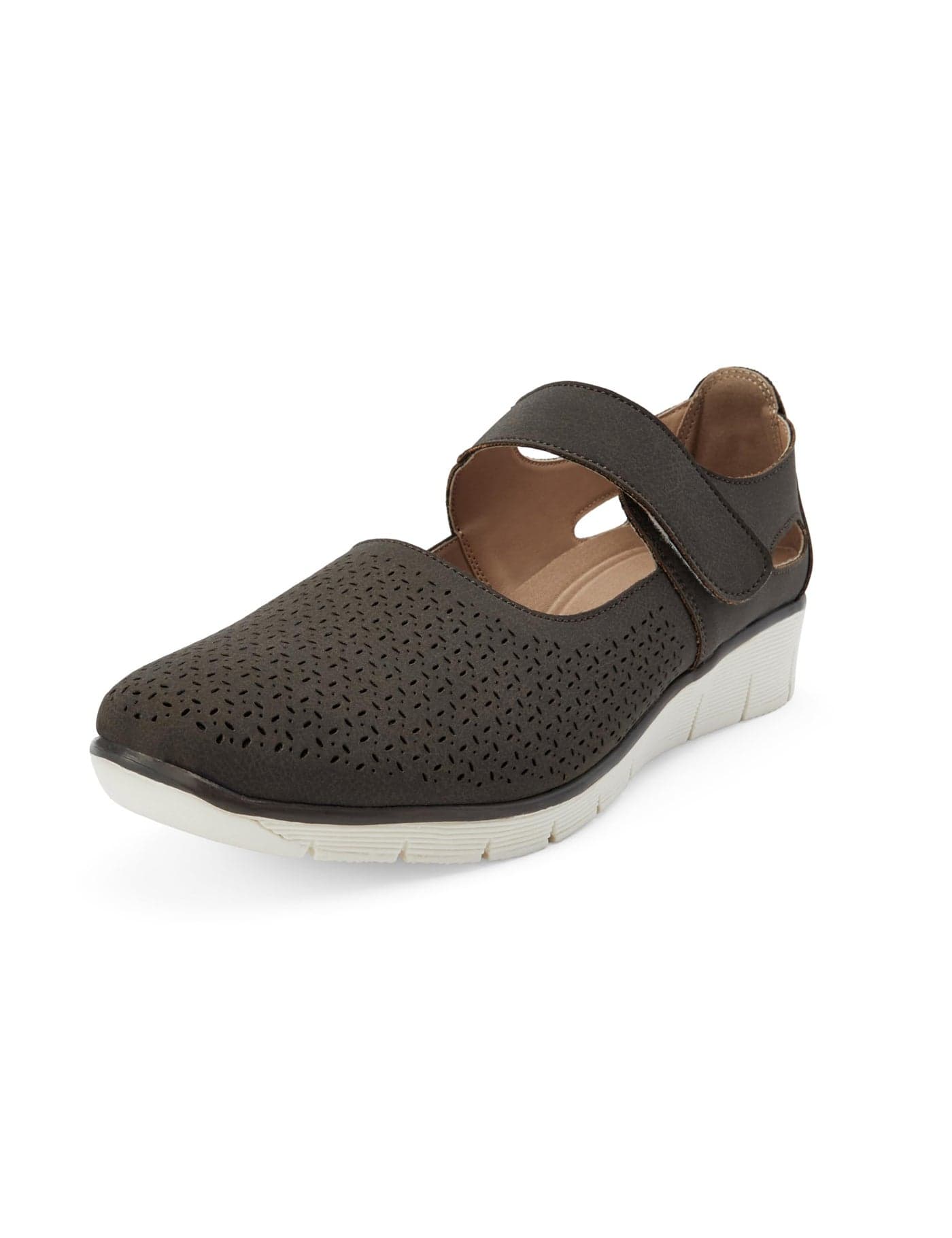 Bata Women's Slip-on Ballet Flat - Grey (4 UK) (5512943)