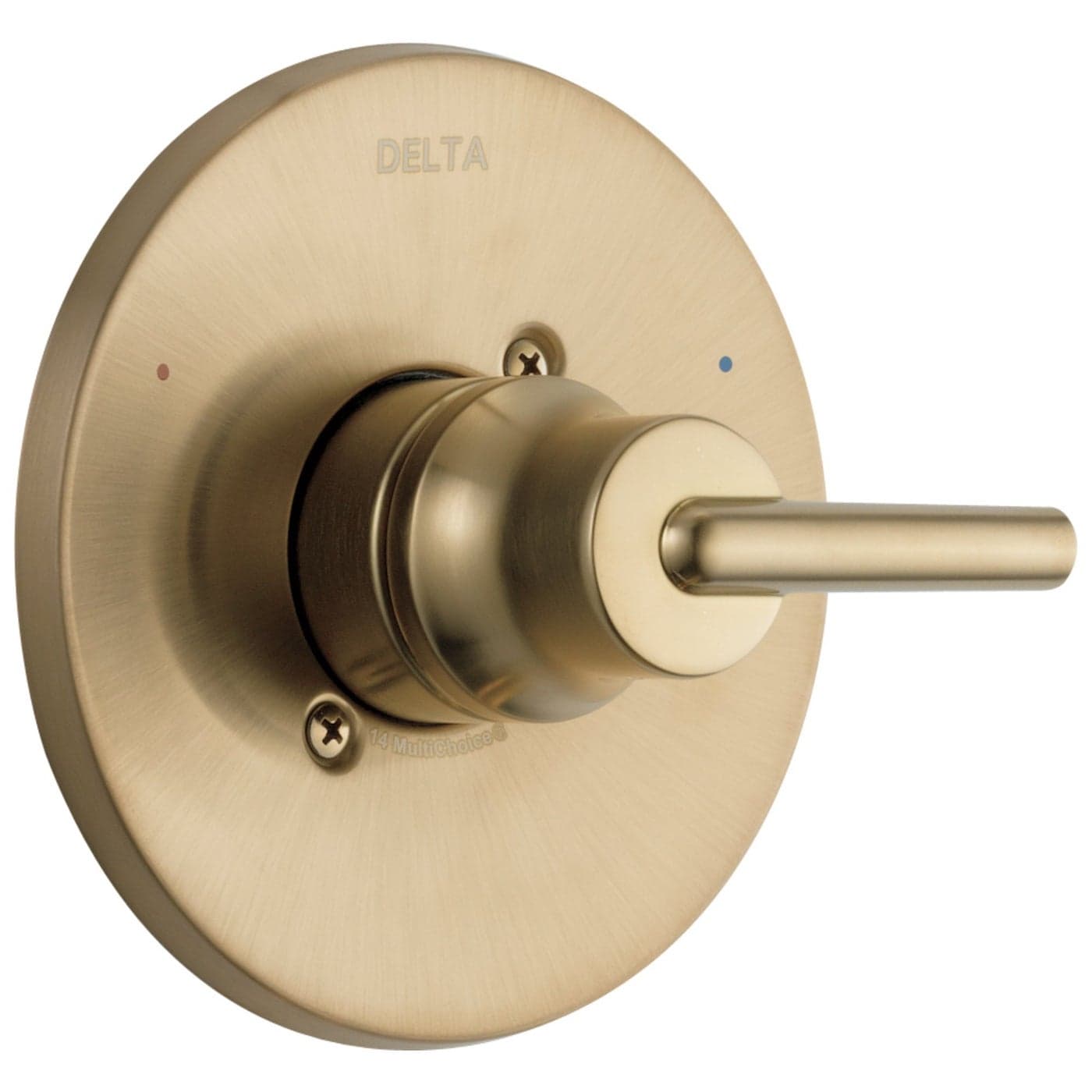 Delta Faucet Trinsic 14 Series Single-Function Gold Shower Valve Trim Kit, Shower Handle, Delta Shower Trim Kit, Champagne Bronze T14059-CZ (Valve Not Included)