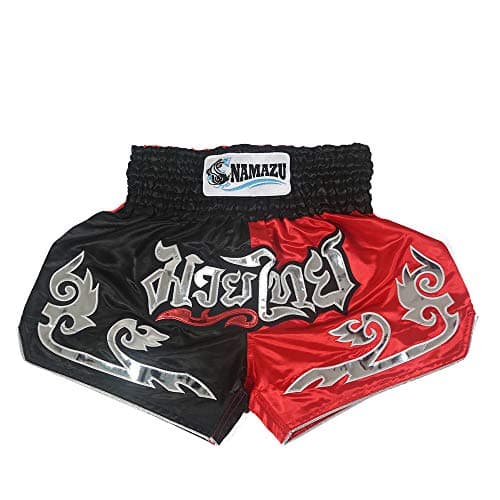 NAMAZU Muay Thai Shorts for Men and Women, High Grade MMA Gym Boxing Kickboxing Shorts Workout Training Grappling Martial Arts Fight Shorts Clothing.