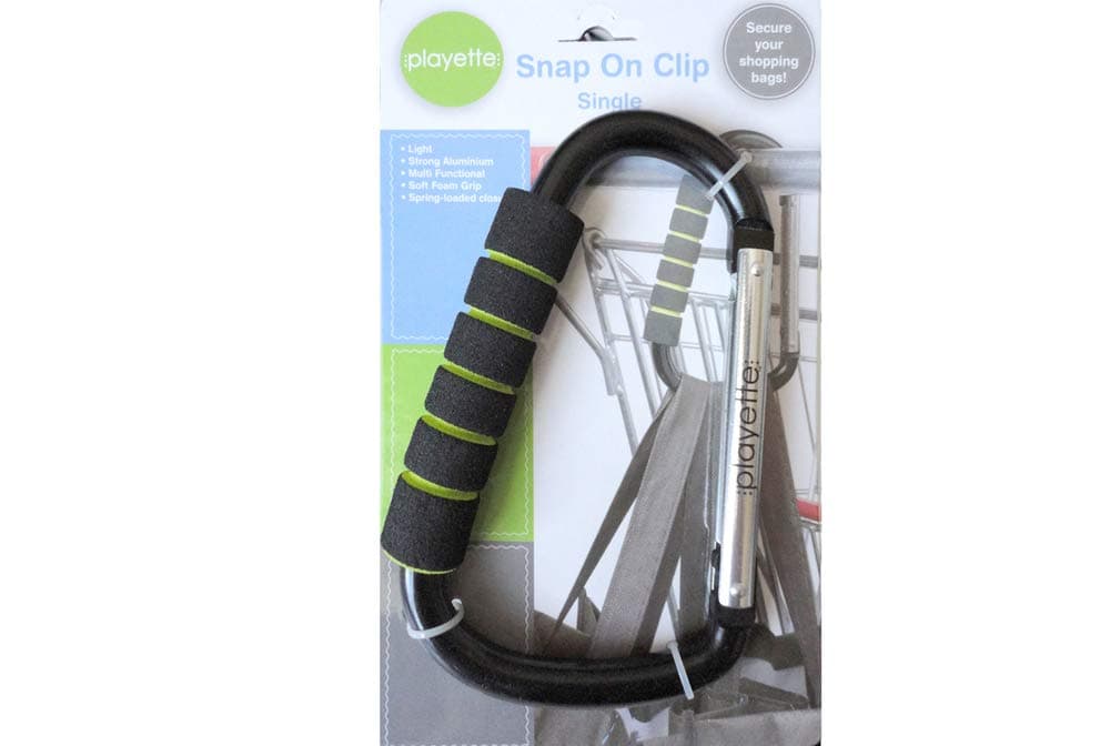 Playette Single Snap On Hook Black