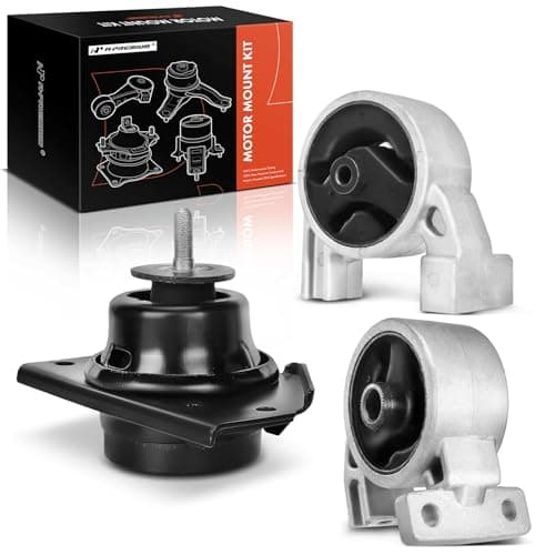 A-Premium 3PCS Front Rear Engine Motor Mount Set Compatible with Hyundai Accent & Kia Rio Rio5 2006 2007 2008 2009 2010 2011, L4 1.6L Petrol, Replace# 218101E000, 218101G000