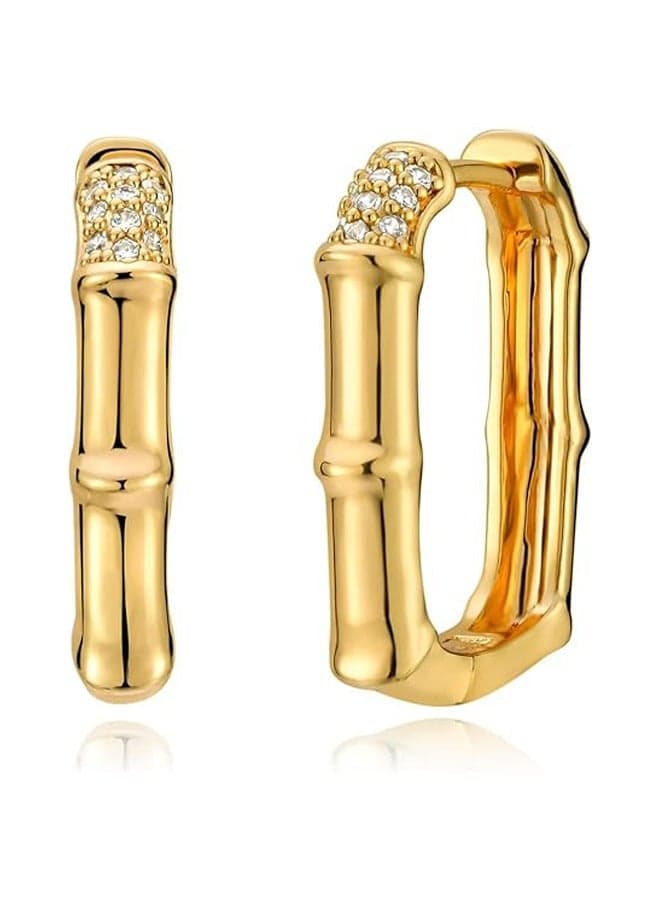 Women Huggie Hoop Earrings Gold Ear Stud Cuff 14K Gold Filled Small Boho Beach Simple Delicate Handmade Hypoallergenic Jewelry Gift