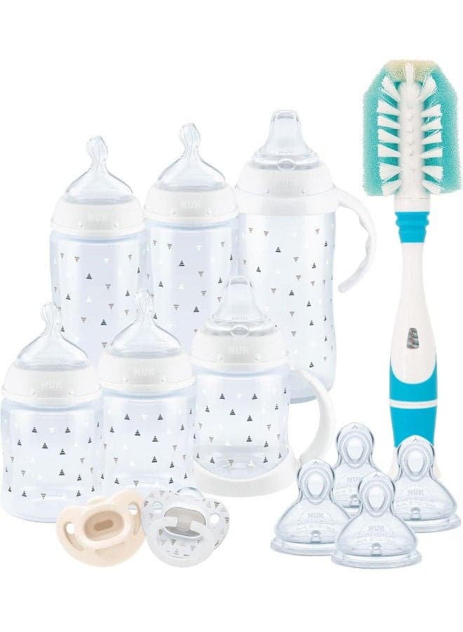 NUK Smooth Flow Anti Colic Baby Bottle Newborn Gift Set